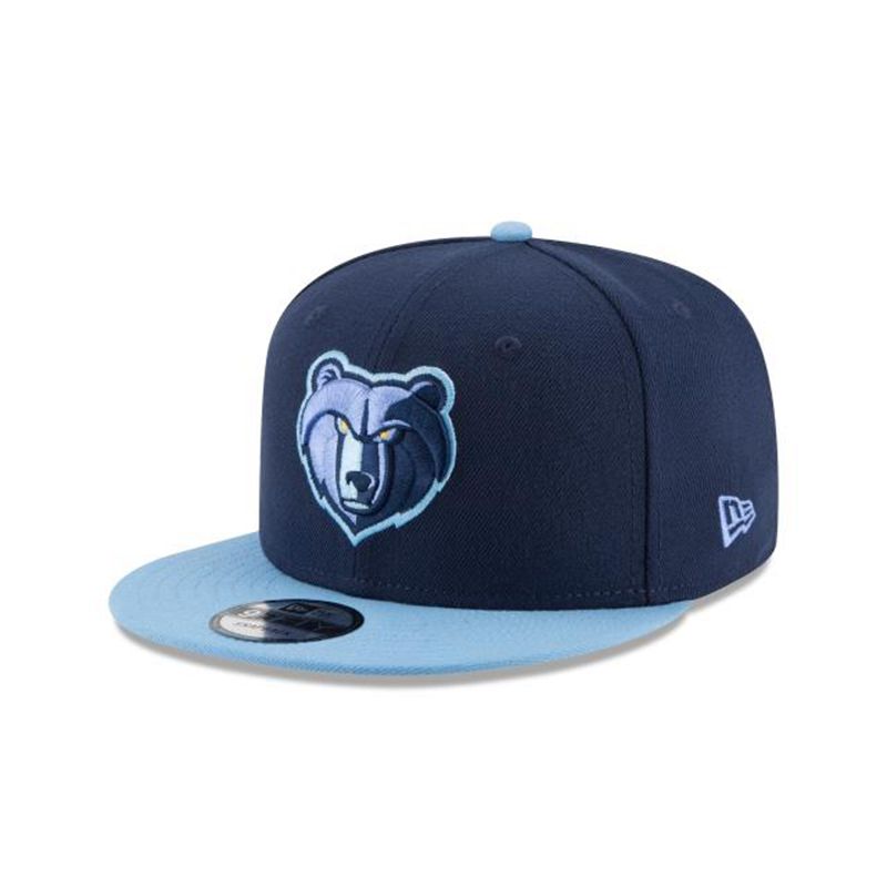 NBA Memphis Grizzlies 2tone 9Fifty Snapback (WVC7792) - Blue New Era Caps